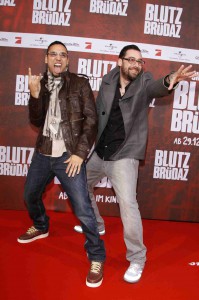 B-Tight und Sido - BLUTZBR?DAZ feiert Premiere in Berlin (Foto: obs / Constantin Film)