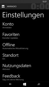 MixRadio im Test | Screenschot: Redaktion