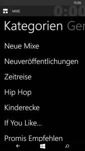 MixRadio im Test | Screenschot: Redaktion